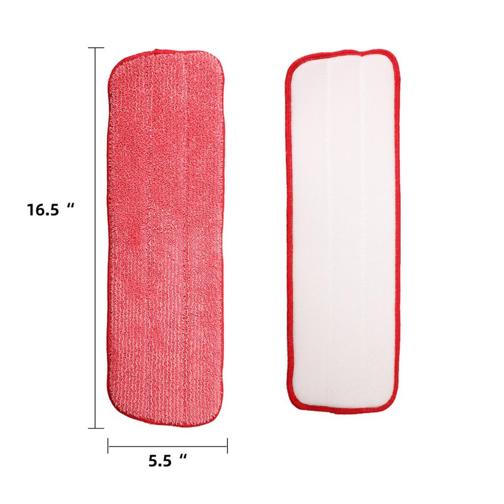 Eyliden Mikrofaser Mopp Pads gelten sprühen Mopp Ersatz Waschbar Boden Mopp Köpfe für boden reinigung