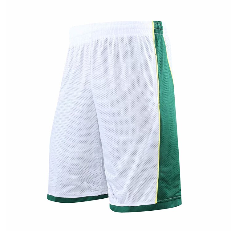 DPOY brand double-sided basketball sports team training suit: White shorts / XL