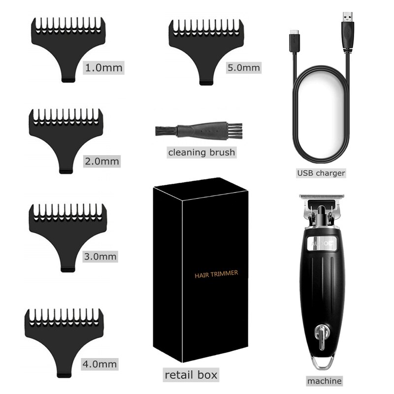 Cordless T outliner hair trimmer kit hair clipper beard trimmer haircutting kit trimer edge liniing GTO GTX