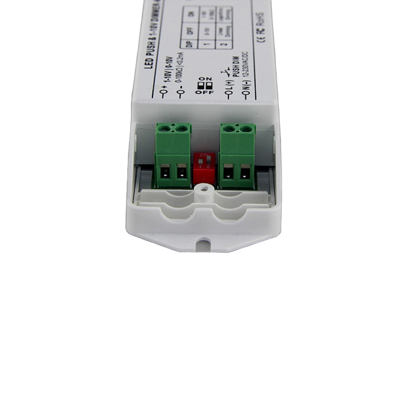 Led Power Driver 12V 24V Input 0-10V Output 10A*1CH Fluorescent Lamps Dimmer LED Bulb Push Dim PWM Led Dimming Driver