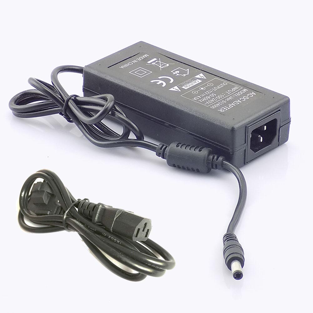 12V 4A Voeding Adapter Transformator Ac 110-240V Converter Cctv Camera Power Adapter 5.5*2.5mm Voor Led Strip Licht L19