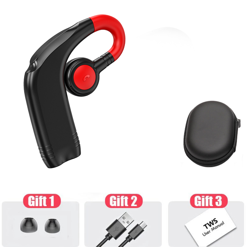 TWS Bluetooth Earphones Wireless Bluetooth Earbuds With Microphone 88 Hours For Continuous Listening To Music Sports Headphones: 1 Black plus red