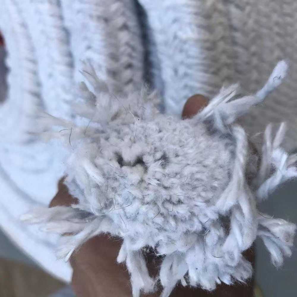 Tira de sellado de cuerda trenzada de fibra cerámica resistente a altas temperaturas, resistente a la corrosión, para puerta del horno, 12/14/16/18/20mm