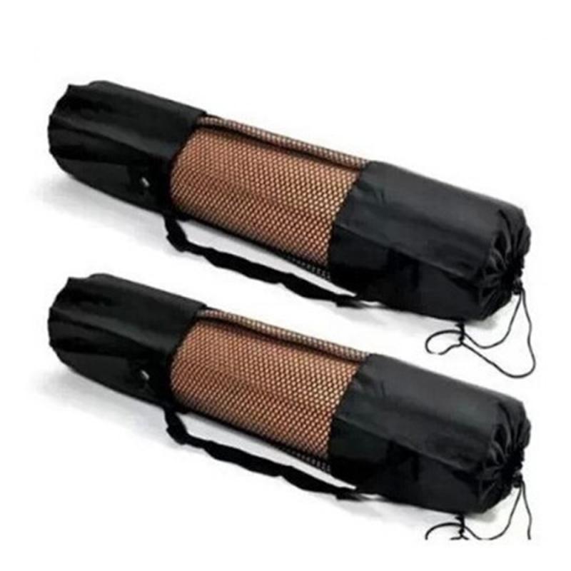 1pc handige rugzak yogamat ademende rugzak yogatas nylon mesh midden yogamat tas verstelbare riem