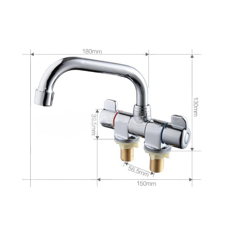 &cold Copper Caravan Boat Water Faucet Tap Kitchen Bathroom for RV Marine Boat Deck Hatch 360 Rotation