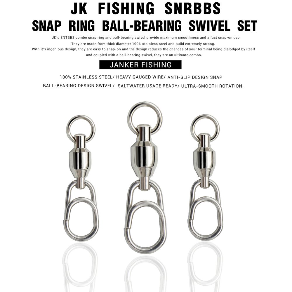 5 Stuks Draaibare Ovale Split Ringen Roestvrij Staal Gehaakte Snap Rollende Draai Connector Jig Verbindingsring Vissen