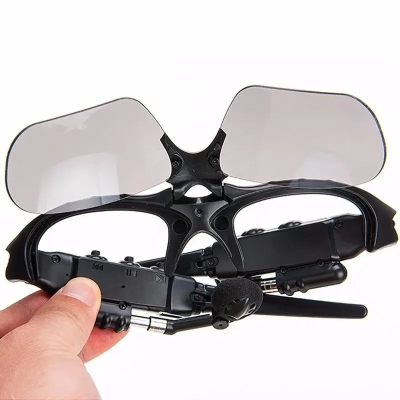 Wireless Bluetooth 5.0 Sunglasses Sports Stereo Cycling Headset Phone Polarized Driving Sunglasses Riding Eyes Glasses