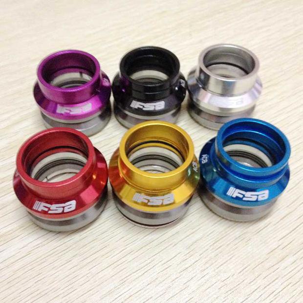 Anode fini roulement scellé, 41.8mm BMX casque de vélo, fixez les roulements du tube de direction
