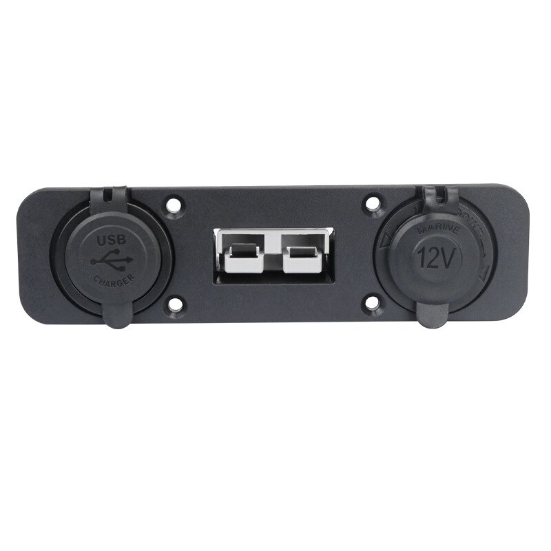 3.1A Flush Mount Plug Socket Double Usb Charger Socket Panel Car Cigarette Lightning for Caravan Camper Boat Truck