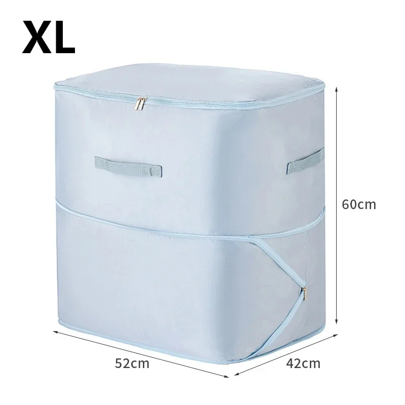 Sac de rangement à Compression anti-poussière, sac de rangement de grande capacité, résistant à l'humidité pour vêtements, couette, sac mobile, organisateur d'auto-Compression: rosé Gris