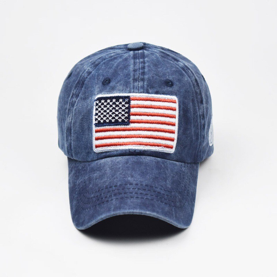 #45 baseball cap til voksen klassisk amerikansk flag vasket gammelt brev amerikansk solskærm baseball cap casquette baseball бейсболки
