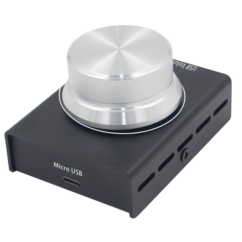 Usb Volume Control, Lossless Pc Computer Speaker Volume Controller Knob, Adjuster Digital Control with One Key