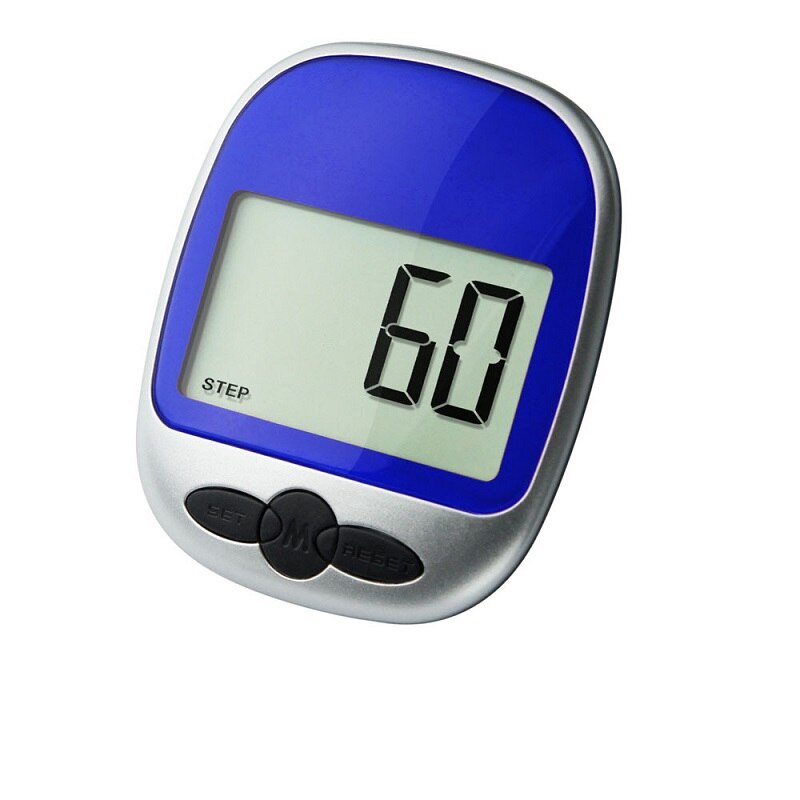 Mini podómetro LCD calorías caminata carrera trote caminar Cálculo de distancia contador Digital correr trote caminar paso