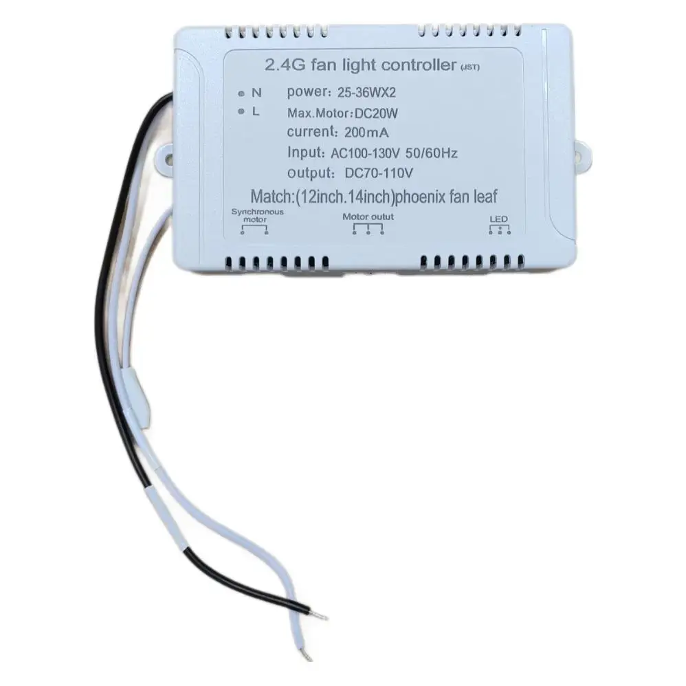 Export Schlafzimmer Ventilator Licht Fernbedienung 2,4 G DC Variable Frequenz 110 V Controller DC Keine Polarisation Einstellbar Niederspannung 24 V