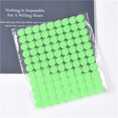 Ruban adhésif multicolore 10mm, 99 paires de Velcros magiques à Double face: 10mm green 99pairs