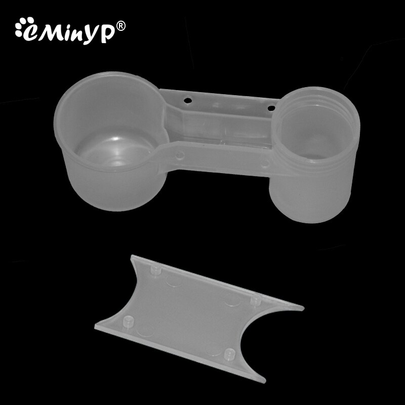 Pet Bird Drinker Feeder Drinking Cup Soda Pop Water Bottle Type Feeding Trough Pigeon Automatic Drinking Device Poultry Drinker