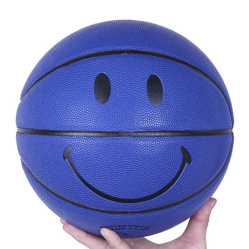 Men Youth 5#/7# Sports Basketball Smile Patterns Indoor Outdoor Training/Competition Basketballs Birthday