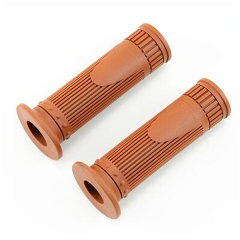 Guidon de moto universel, accessoires rétro de 22MM, pièces de moto pour kawasaki honda suzuki benelli yamaha Harley moto grip: 4 coffee