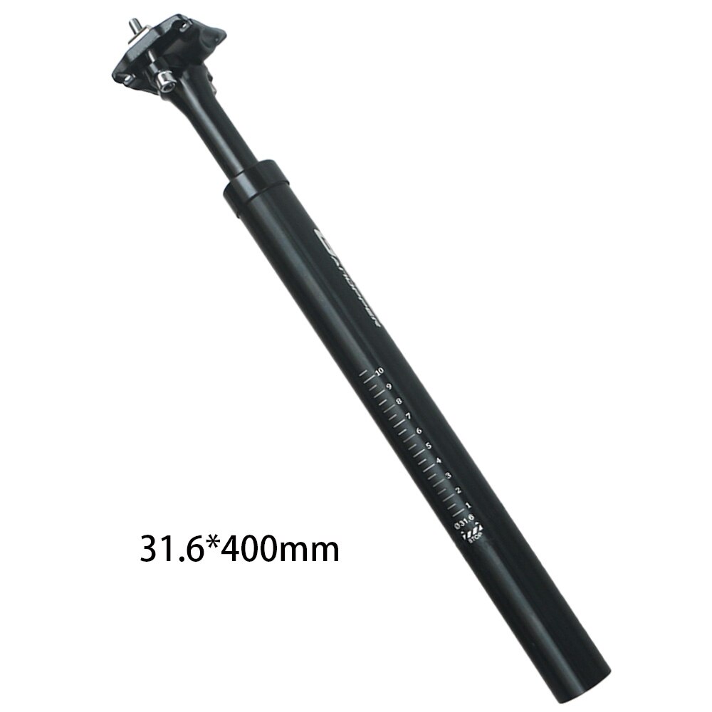 Bike Suspension Telescopic Seatpost 27.2 28.6 30 30.4 30.9 31.6 33.9 Bicycle Shock Absorber Adjustable Seat Post Bike Saddle Rod: 31.6mm seatpost