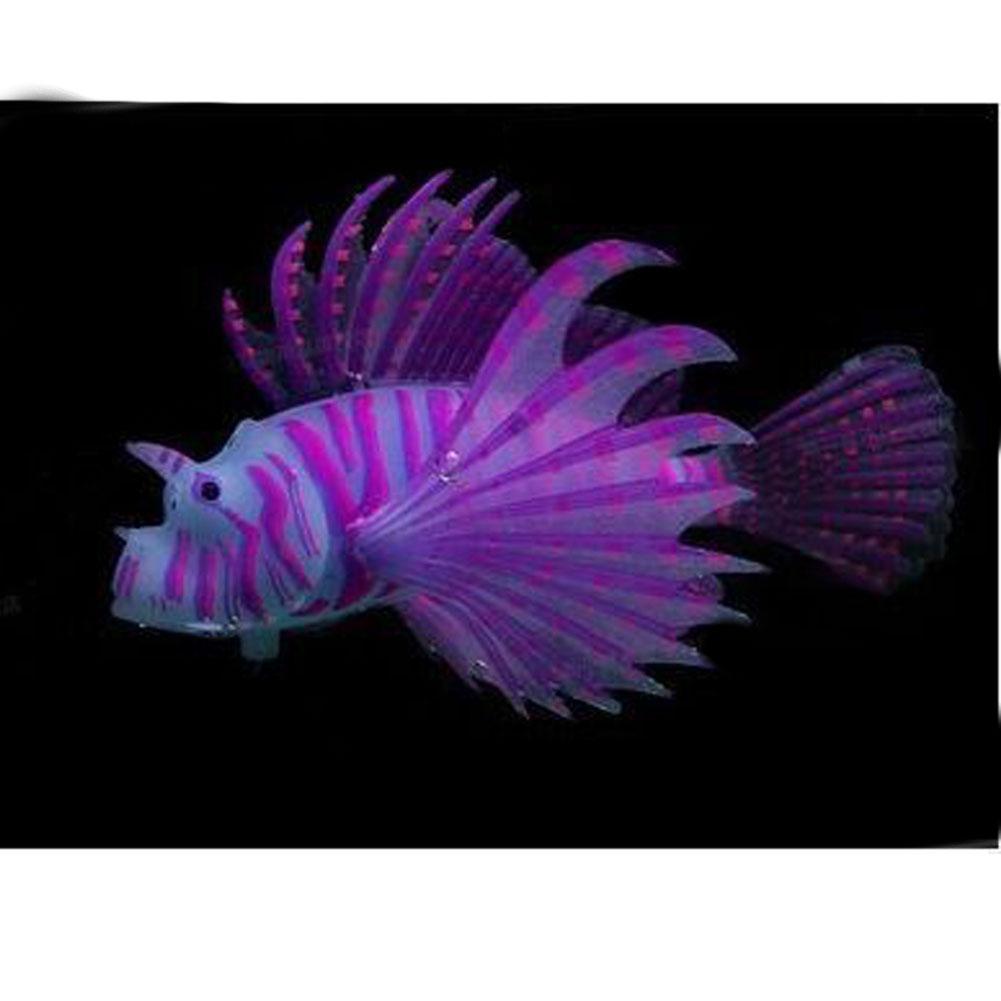 Lichtgevende Lionfish Stijl Siliconen Vis Speelgoed Drijvende Glow In Dark Accessoires Cadeau Voor Kinderen