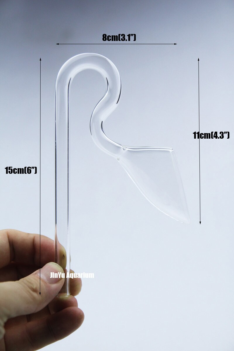 Mini nano Glas rohr lilie Jet zufluss abfluss violett Dreh Mini nano zufluss abfluss ADA Aquarium Filter zubehör: Orchidee Abfluss 13mm