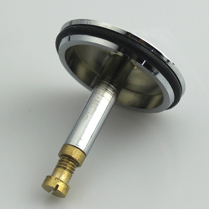 Tapón para bañera de 43mm, escurridor de desagüe de latón con sello plano