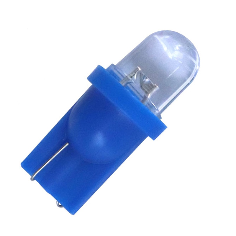 100 Pcs T10 W5W 194 LED Bulbs - 6V DC, 0.24W, For Pinball, Auto, & DIY Lighting