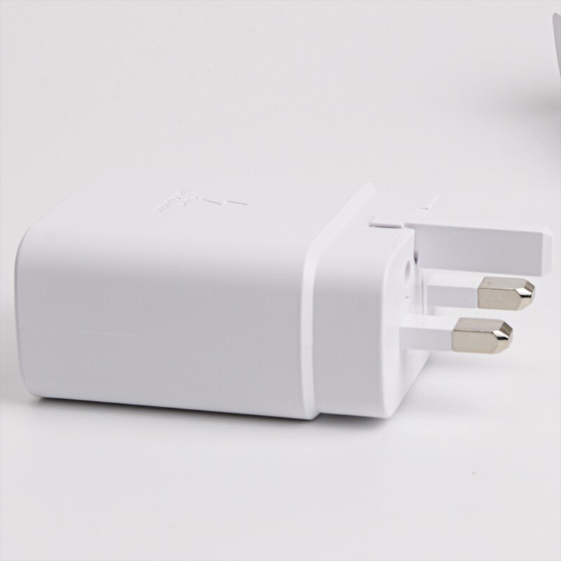 Samsung originale 45W EU US UK USB-C caricabatterie super adattivo per ricarica rapida 100CM PD cavo per Galaxy S21 S20 nota 20 Ultra nota 10: White UK Charger