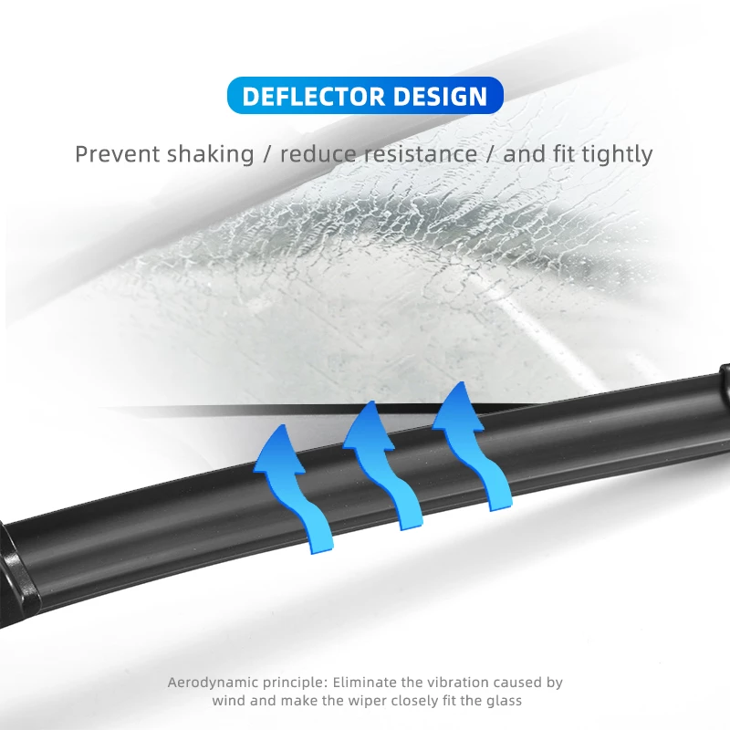 Celanova Wisser Voor Mg Zs 24 "+ 14" Voorruit Frameloze Ruitenwisser Zacht Rubber ruitenwissers