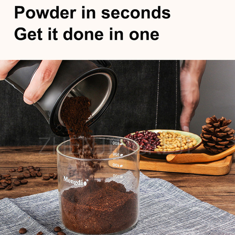 Electric Coffee Beans Grinding Machine Home Use Smash Grinder Multigrain Bean Grinder Coffee Beans кофемолка Coffee Grinder