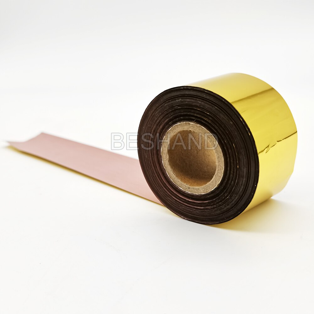 4cm/8cm Gold Blocking Silver Black Foil for Stamping Leather Craft Embosing Logo Bronzing Paper Gilding Quill Pen