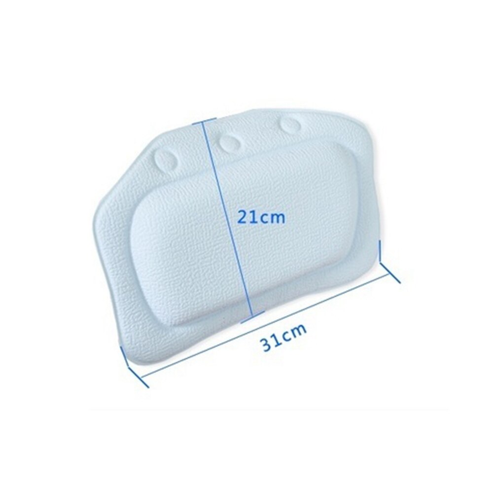 Almohada de bañera para el hogar, almohadas de baño de Spa a prueba de agua, almohadón esponjoso para bañera, suministros de baño