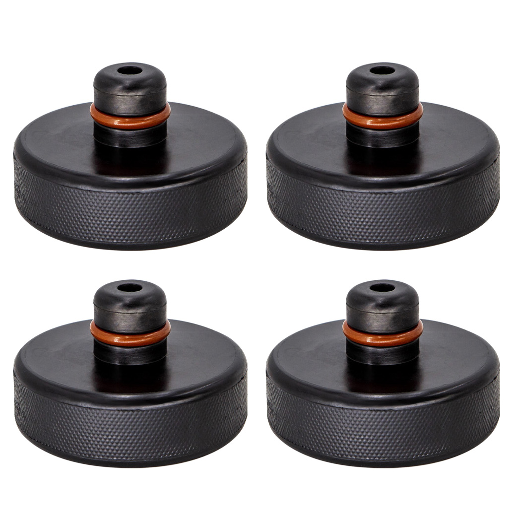 4Pcs Rubber Floor Lifting Jack Pad Axle Stand Adapter Pucks Tool Chassis For Tesla Model 3 S X Y Car Tire Repair Nail Screw Kit: green