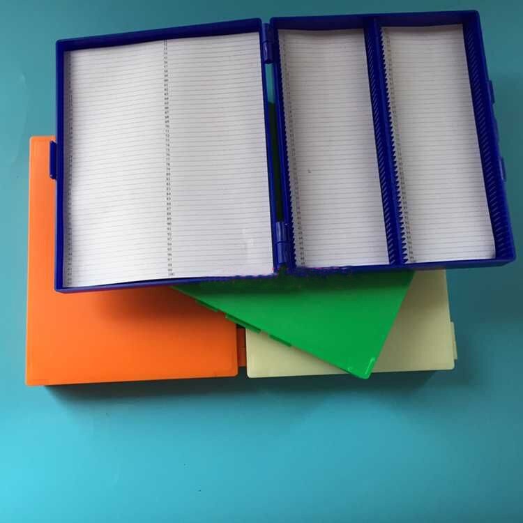 ABS slides glass box Slice box Laboratory consumables can accommodate 100pieces glass slide