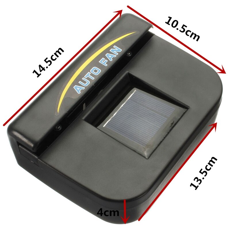 Solar Car Radiator Sun Power Car Window Air Vent Cooling Fan Side Window Ventilation Fan Cooler System Radiator Universal