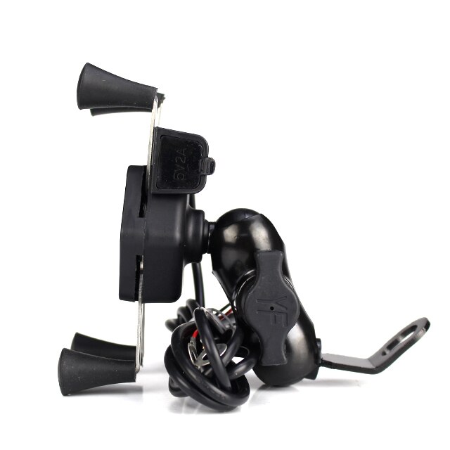 Universele motorfiets stuurhouder voor mobiele telefoon met usb-lader