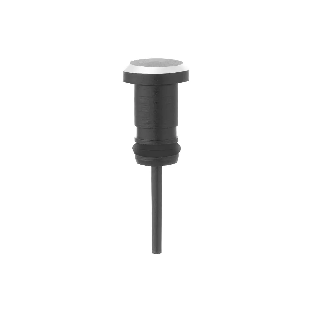 Kopfhörer Staub Stecker Staubdicht Für 35mm AUX Kopfhörer Block Metall Stopper Jack Interface Karte Pin Universal Telefon Zubehör: Silber