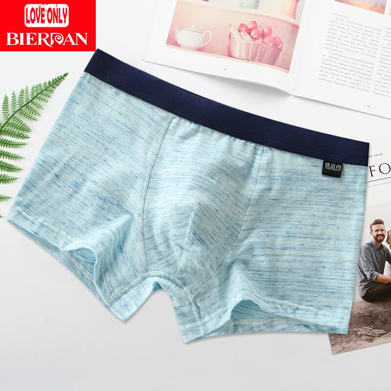 BIERDAN Underpants Brand Boxershorts Clothing Pouch Male Panties Cuecas Homme Cotton Boxers Sheath Bag Shorts Mens XXXL XXL