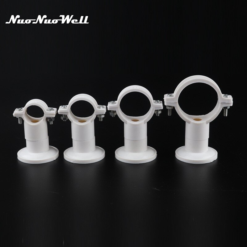 4 kpl 20mm 25mm 32mm 40mm pvc putken kannatin vesiputkipidike puutarhakasteluliitin liittimet kova putkikiinnike