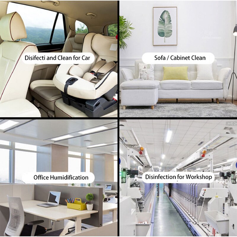 200ML Disinfection Blue Light Nano Spray Gun 220V-240V Household Sprayer Disinfection Blu-Ray Anion Nano-Spray Gun Atomizing