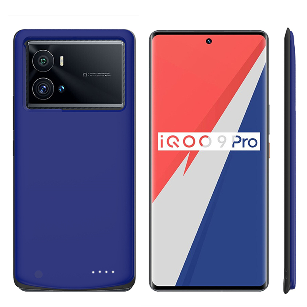 Portable Power Bank Case For VIVO IQOO 9 9 Pro Battery Charger Cases 6800mAh External Charging Battery Powerbank Shockproof Case
