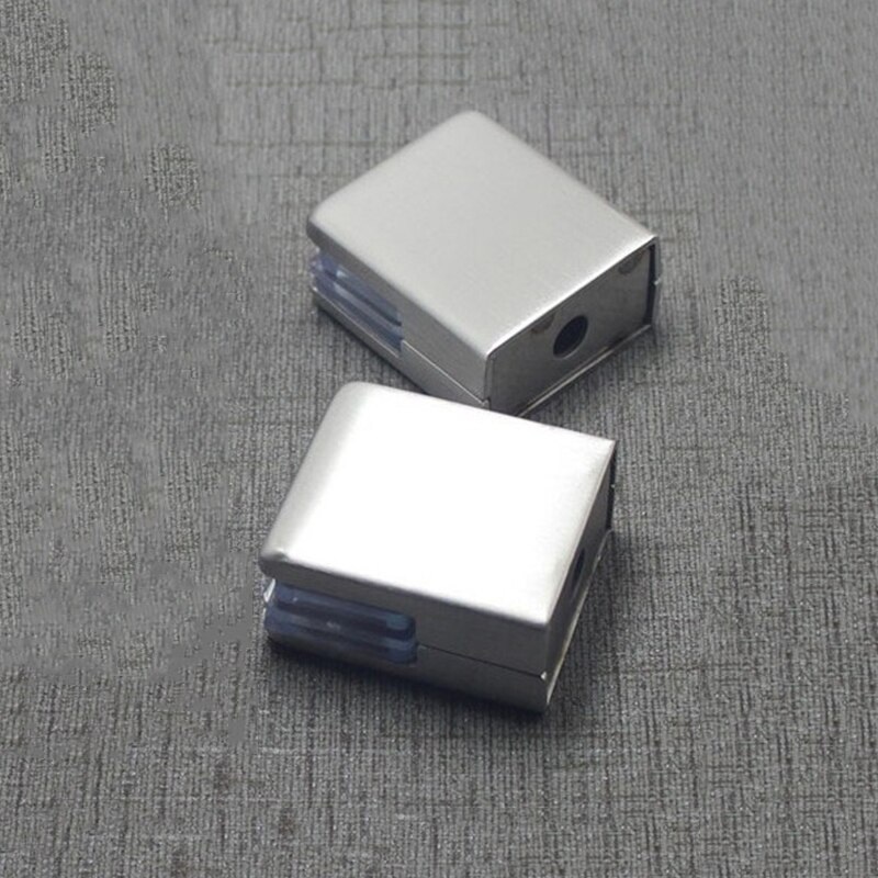 Medium Rvs Glas Sandwich Panel Clip Medium Glas Clip Vaste Beugel Vierkante Vis Mond Clip Plank Laminaat Klem