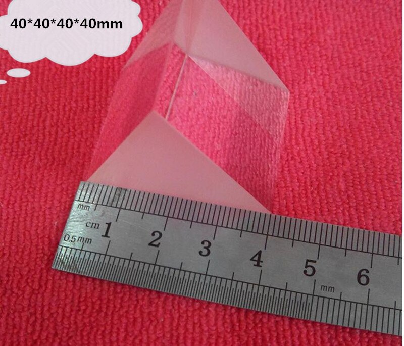 Cristal clair pyramide 80mm prisme verre arc-en-ci – Grandado
