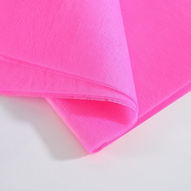 Tissue Paper DIY Handmade Flower Bouquet Wrapping Paper Translucent Clothing Packing Packaging Craft Paper Florist Supplies: dark pink