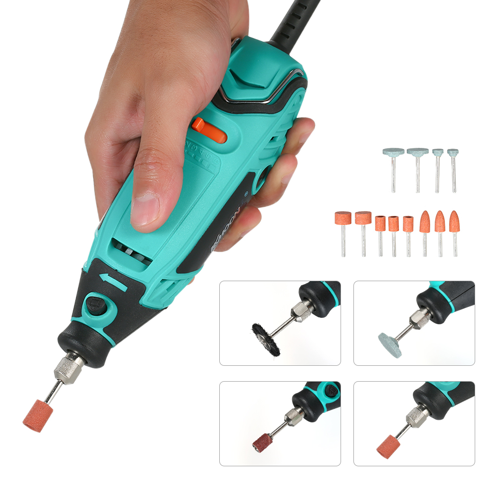 Kkmoon 195 Stuks Elektrische Boor Graveur Mini Boor Grinder Dremel Rotary Tool Kit Met Accessoires Boormachine Power Tool