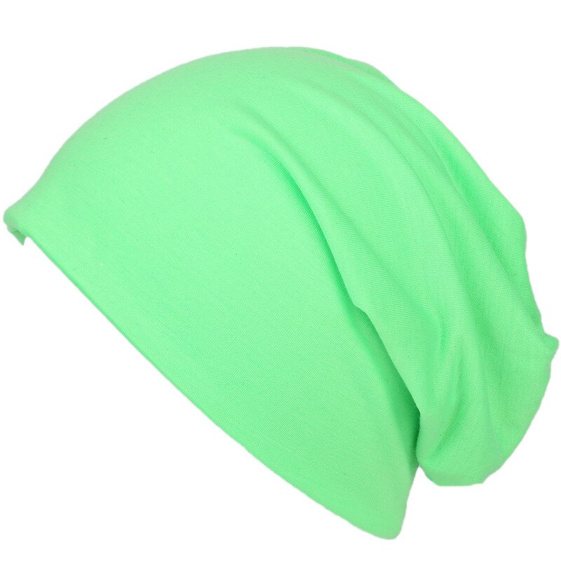 Sombrero de capucha de poliéster de algodón Unisex Color caramelo Primavera, Otoño e Invierno sombrero de pelo capucha de algodón a prueba de viento y transpirable: Bright green