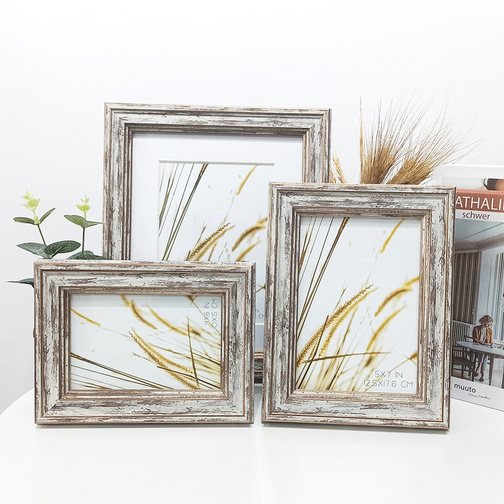 4Pcs Fotolijsten Muur Fotolijst Wit 10X15Cm Diy Poster Desktop Display Woonkamer Slaapkamer Thuis wanddecoratie