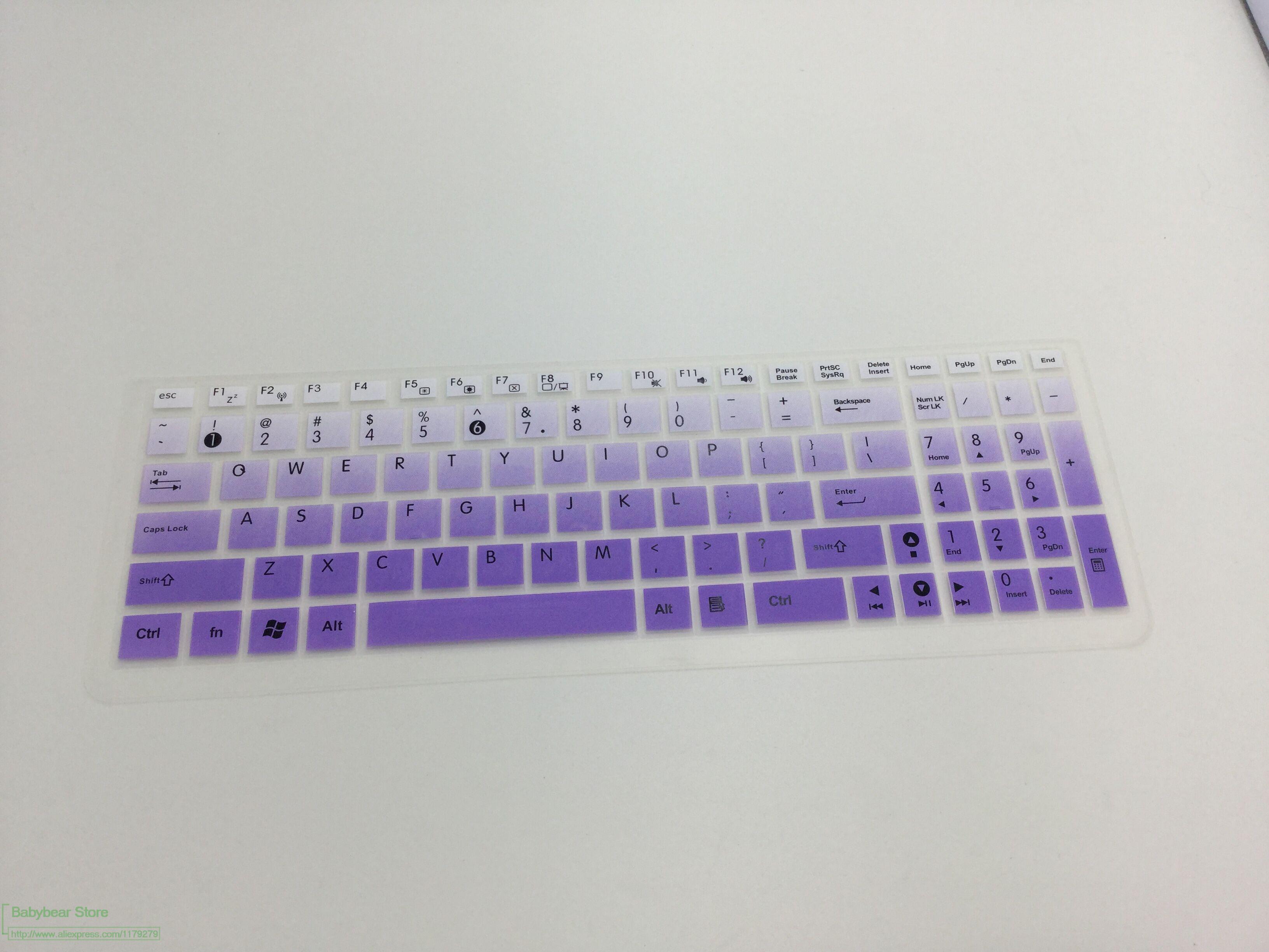 For Asus VivoBook Pro N752VX N752V n751jx n751jk N751 n750jk n750jv n750j n750 17 17.3 inch Keyboard Cover Protector Skin