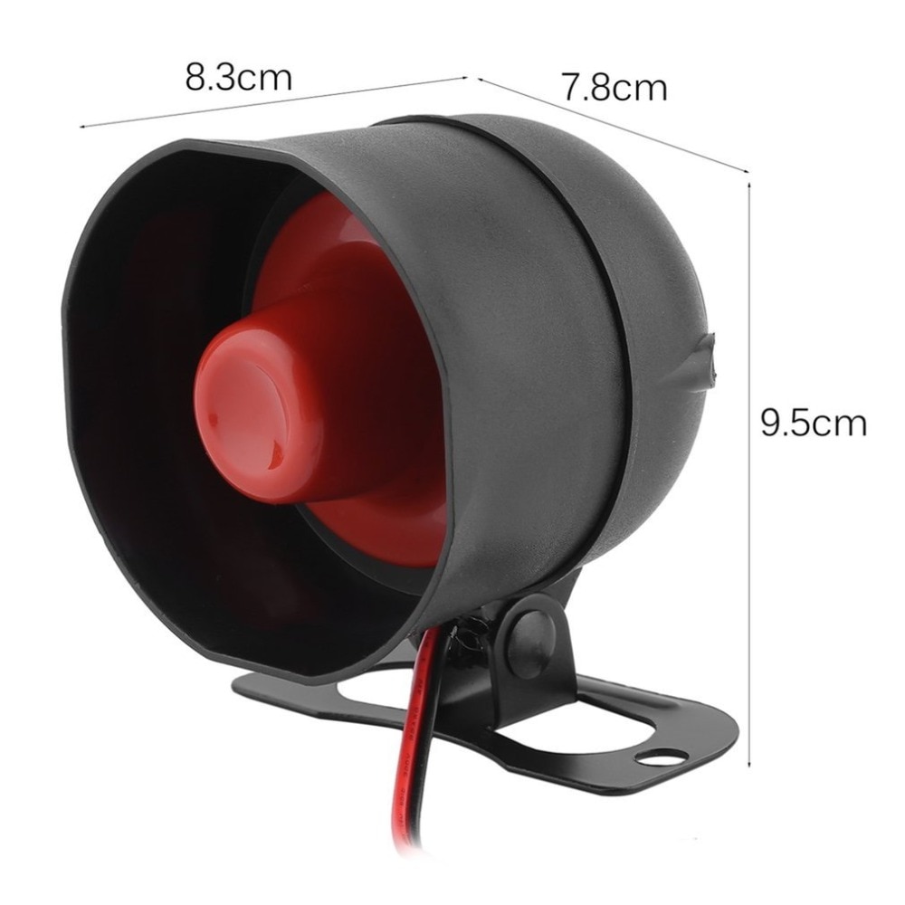 Universal 1-Way Car Alarm Vehicle System Protection Security System Keyless Entry Siren + 2 Remote Control Burglar