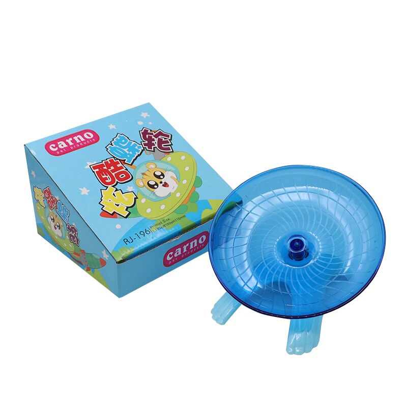 1PCS Pet Exercise Wheel Small Pets Guinea Pig Hamster Wheel Removable Mute Hamster Flying Saucer Pet Hamster Toy Accessories